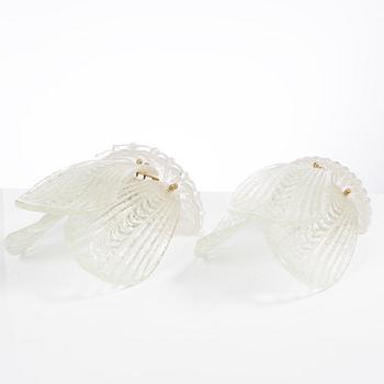 A pair of contemporary wall lamps, Italy.