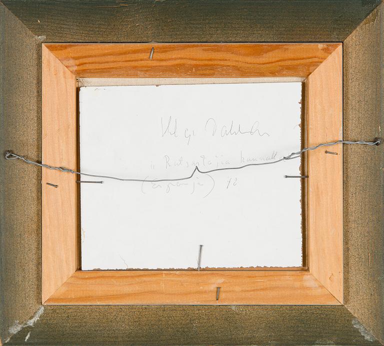 Helge Dahlman, Riders on the beach (Spain).