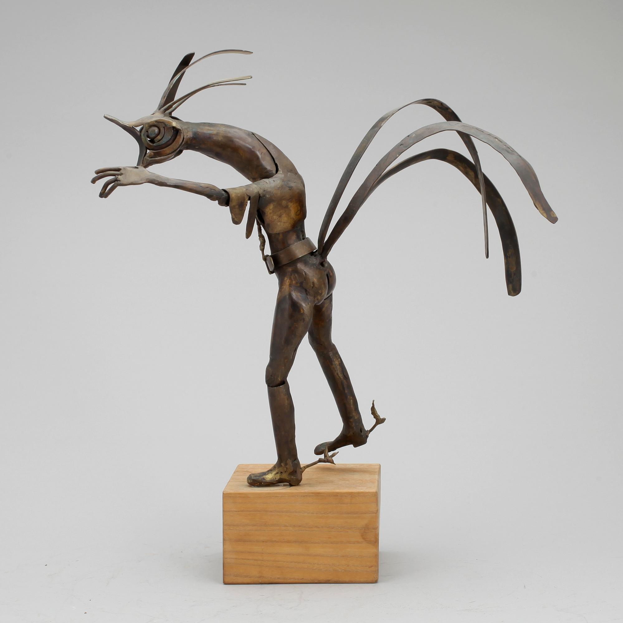 MICHAEL PIPER, tillskriven, skulptur, metall. Ej signerad.