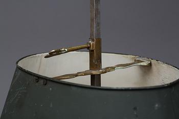 BORDSLAMPA, sk bouillottelampa. 1800-tal.