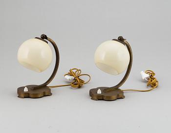 A pair off 1920-/30's table lamps,