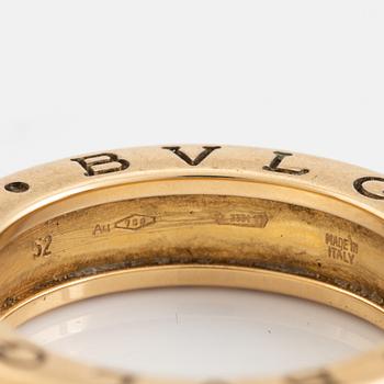 Bulgari, 18K gold B.Zero1 ring.