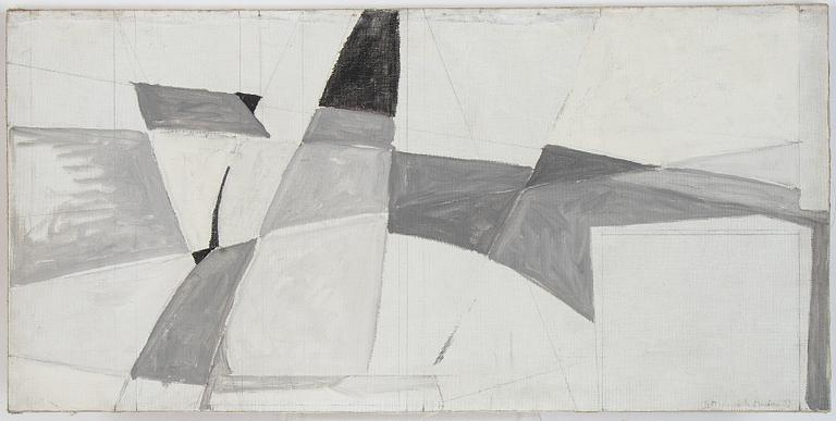 Gert Marcus, oil on canvas laid on board, signed and dated -53.