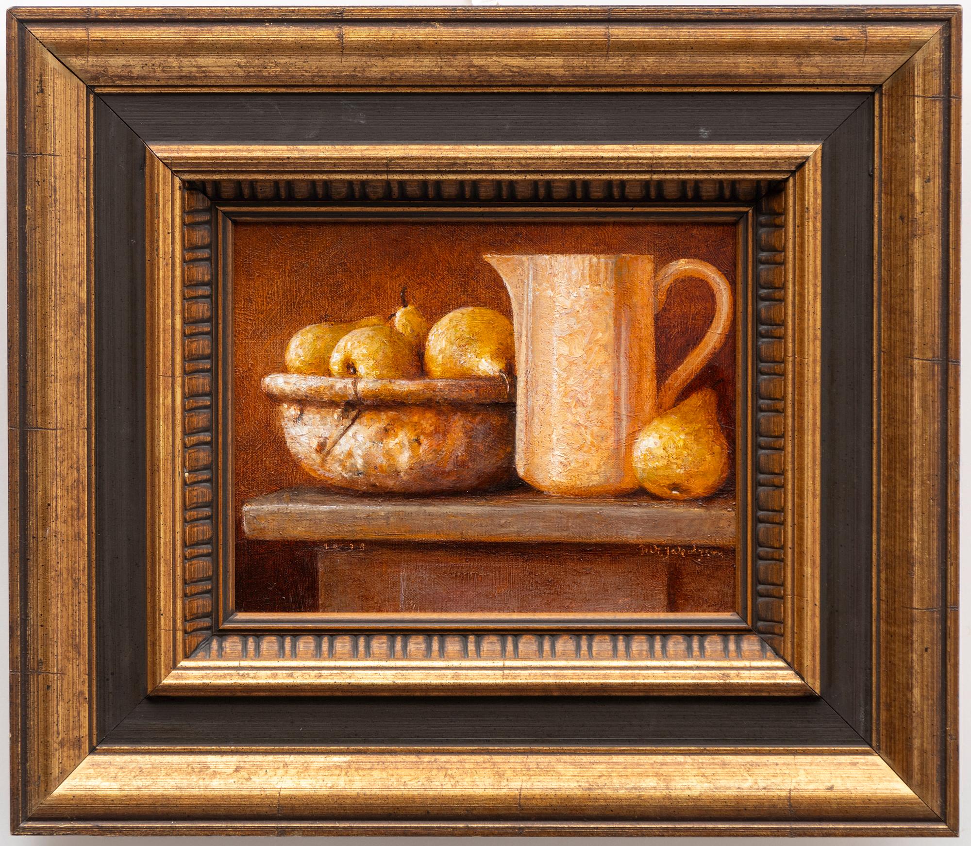 Fritz Jakobsson, Still Life with a Jug and Fruit Bowl.