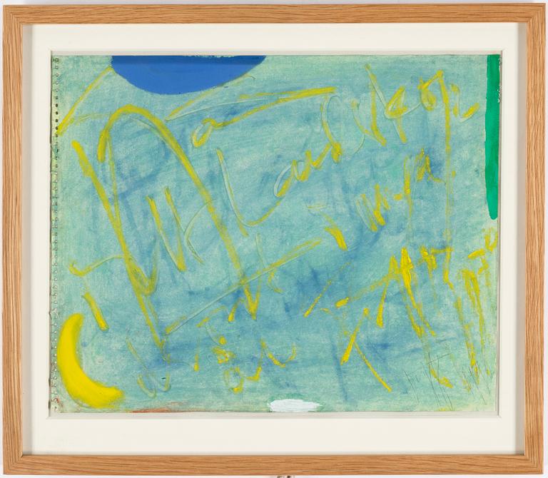 EDDIE FIGGE, gouache, signed and dated 1970.