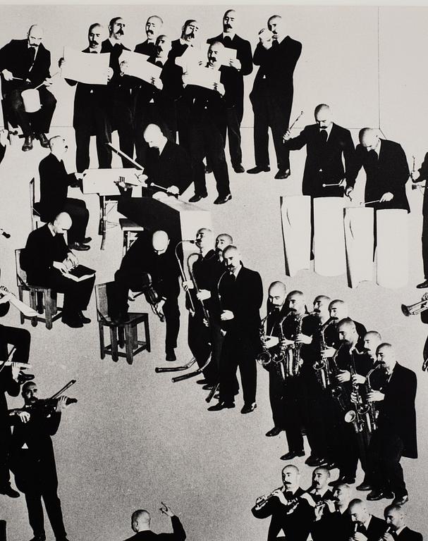 Renato Ranaldi, photo collage, signed and dated 1971.