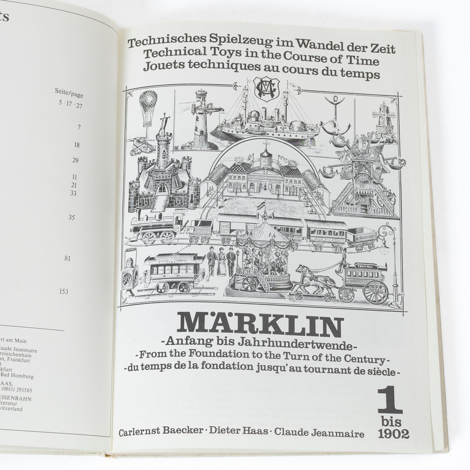 Märklin, Böcker och kataloger, 26 volymer.