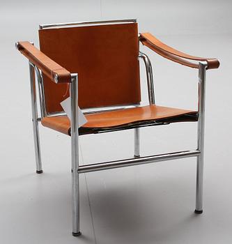 KARMSTOL, Italien, 1900-talets andra hälft. Kopia efter Le Corbusiers Basculant chair-LC1.