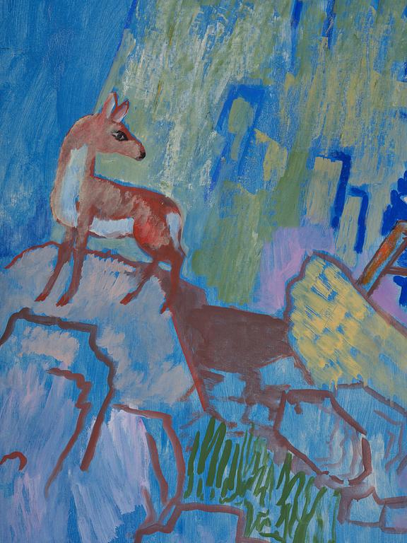 Isaac Grünewald, "Par under Edens Äppelträd" from Paradissviten.