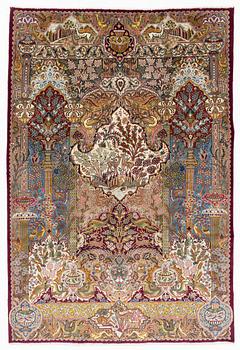 A Kashmar carpet, ca 295 x 202 cm.