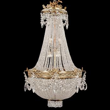 LJUSKRONA, Louis XVI-stil, Frankrike, 1900-talets början. Höjd ca 100 cm.