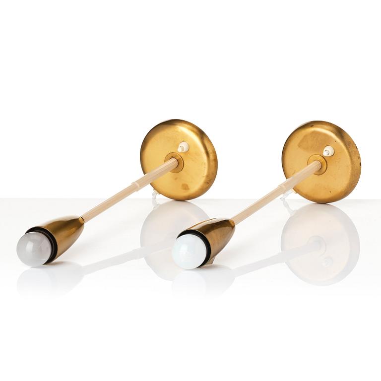 Harald Notini, a pair of table lamps, model '15602', Arvid Böhlmarks Lampfabrik, Sweden, 1940-50s.