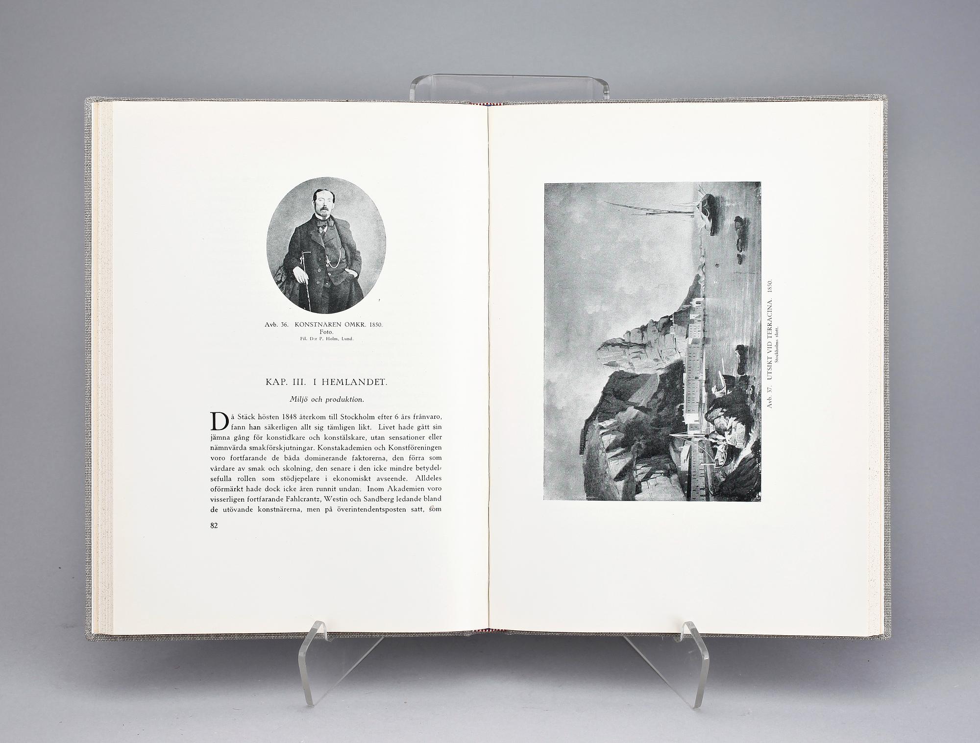 JOSEPH MAGNUS STÄCK, blyertsteckning, sign o möjl senare dat 1836.