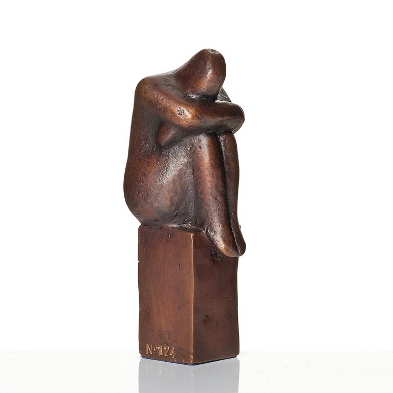 Lisa Larson, 'Meditation', a bronze sculpture, Scandia Present, Sweden ca 1978, no 124.