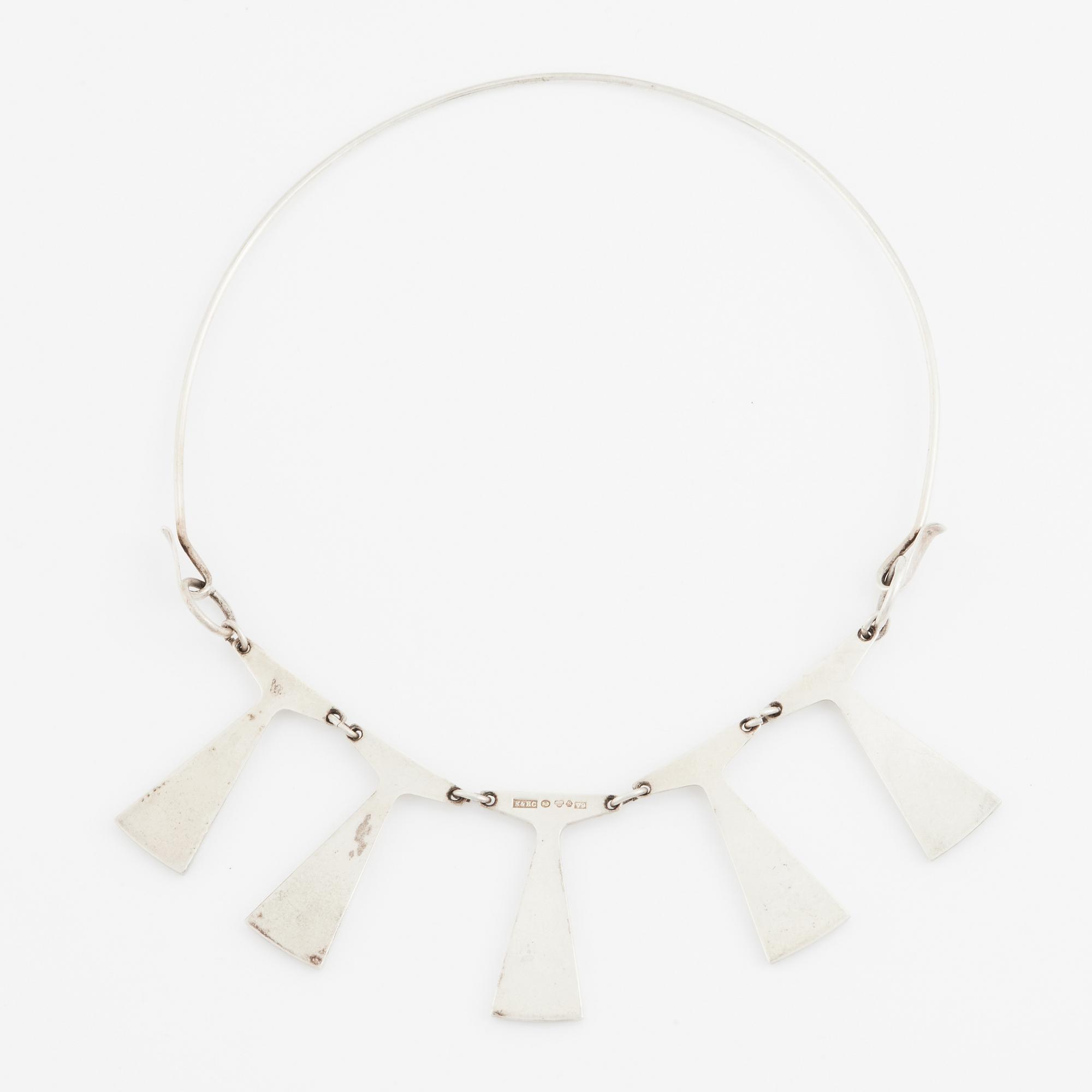 Ceson silver necklace, Göteborg, 70's.