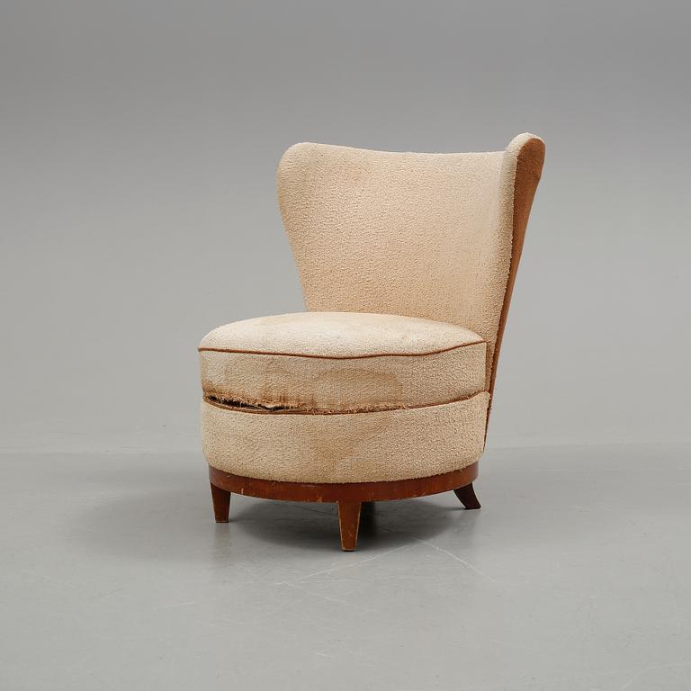 FÅTÖLJ, Art Deco, 1930/40-tal.