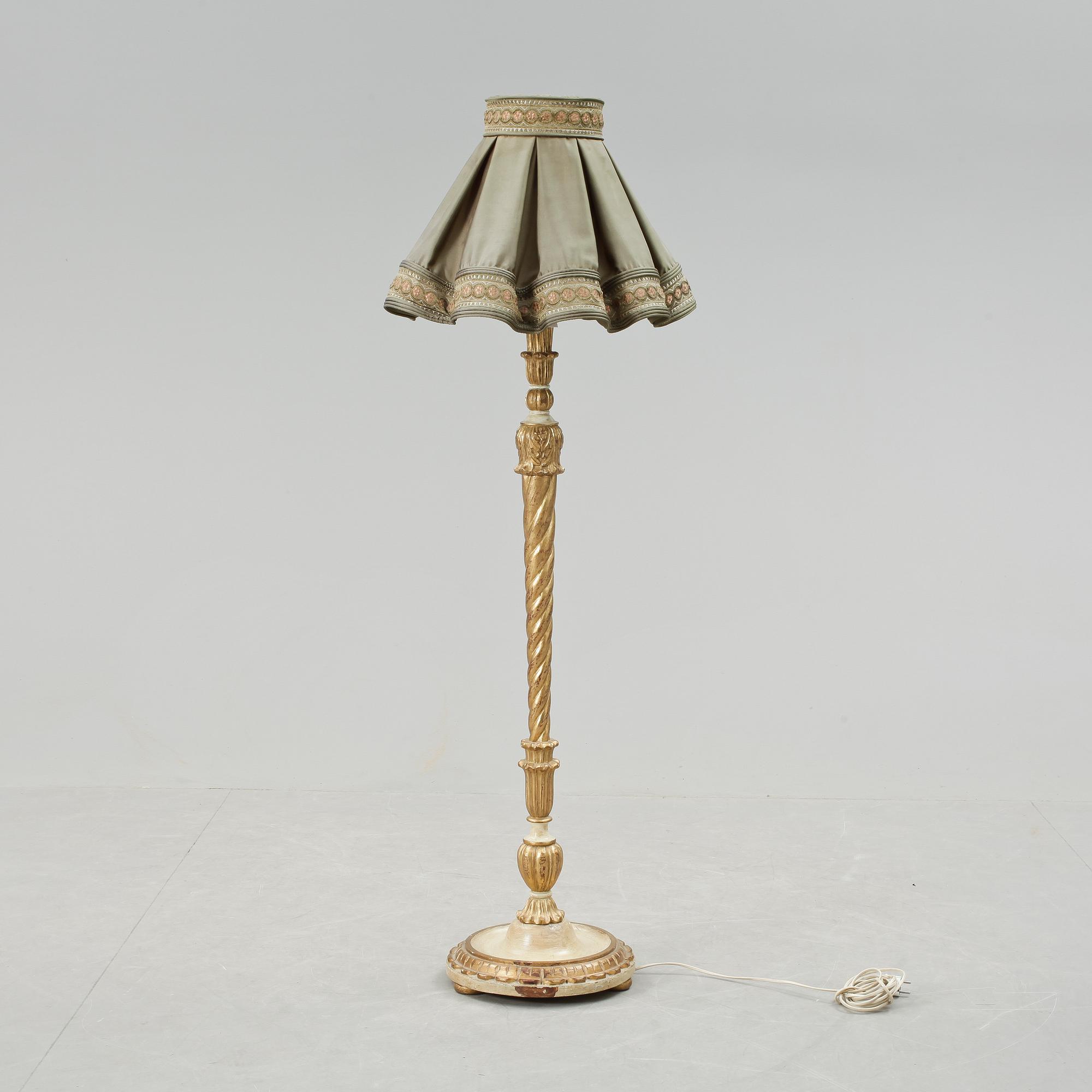 GOLVLAMPA, empirestil, 1800/1900-tal.