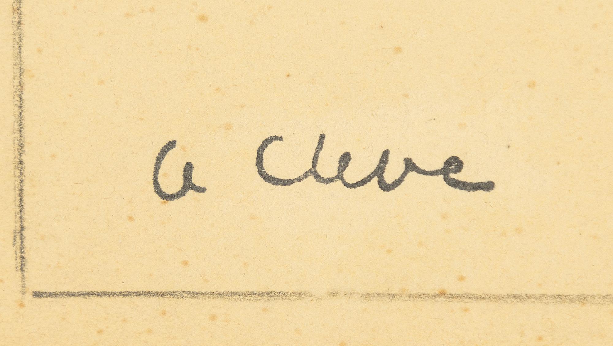 Agnes Cleve, Interiör med öppen spis.