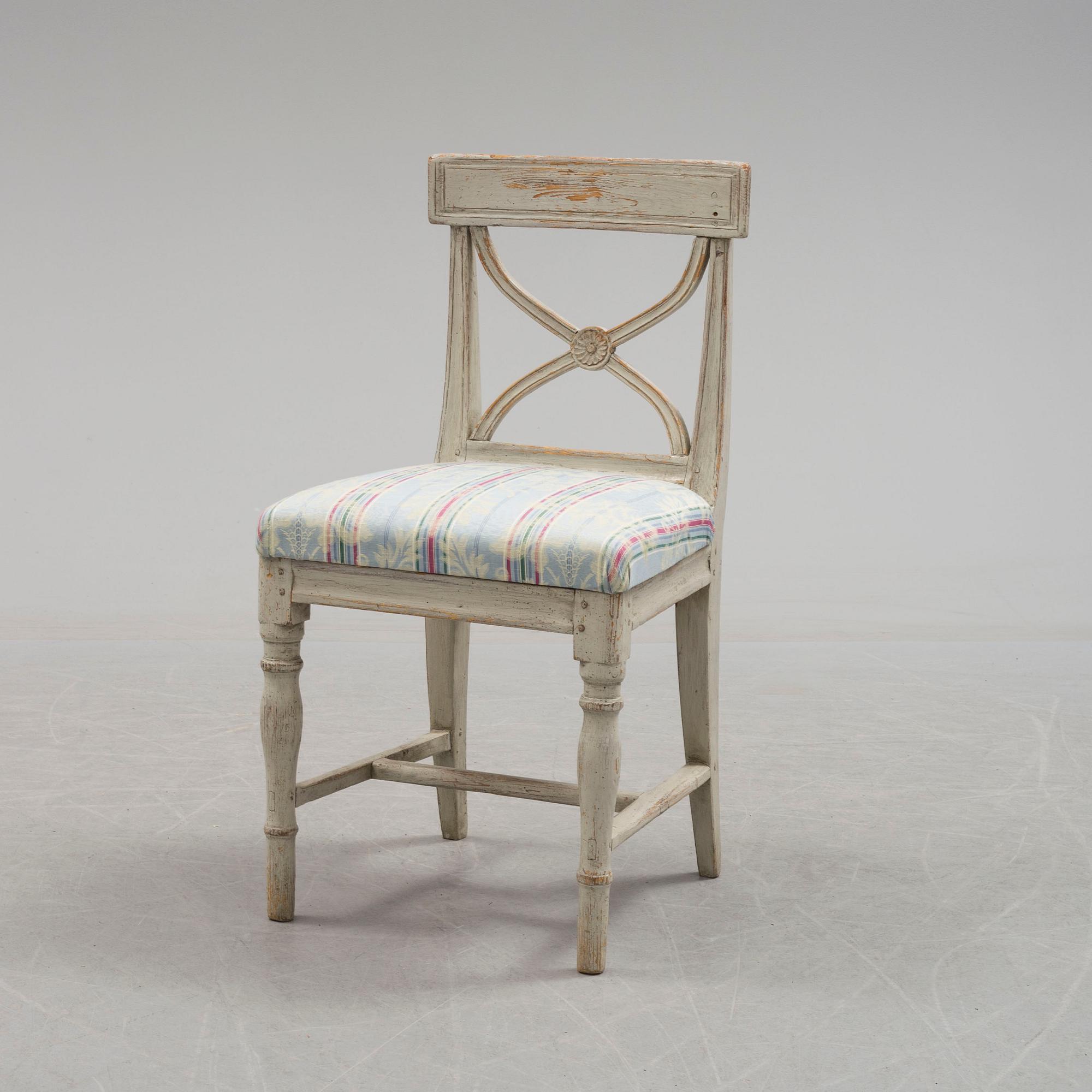 STOL, gustaviansk, s.k. Bellmanstol, 1800-talets början.