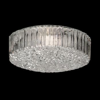 Helena Tynell, Glass ceiling light model A668 for Glashütte Limburg, Germany 1960s-70s.