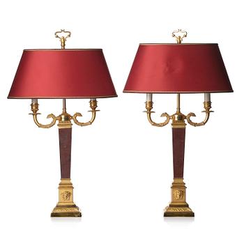 139. A pair of Versace table lamps, late 20th century.