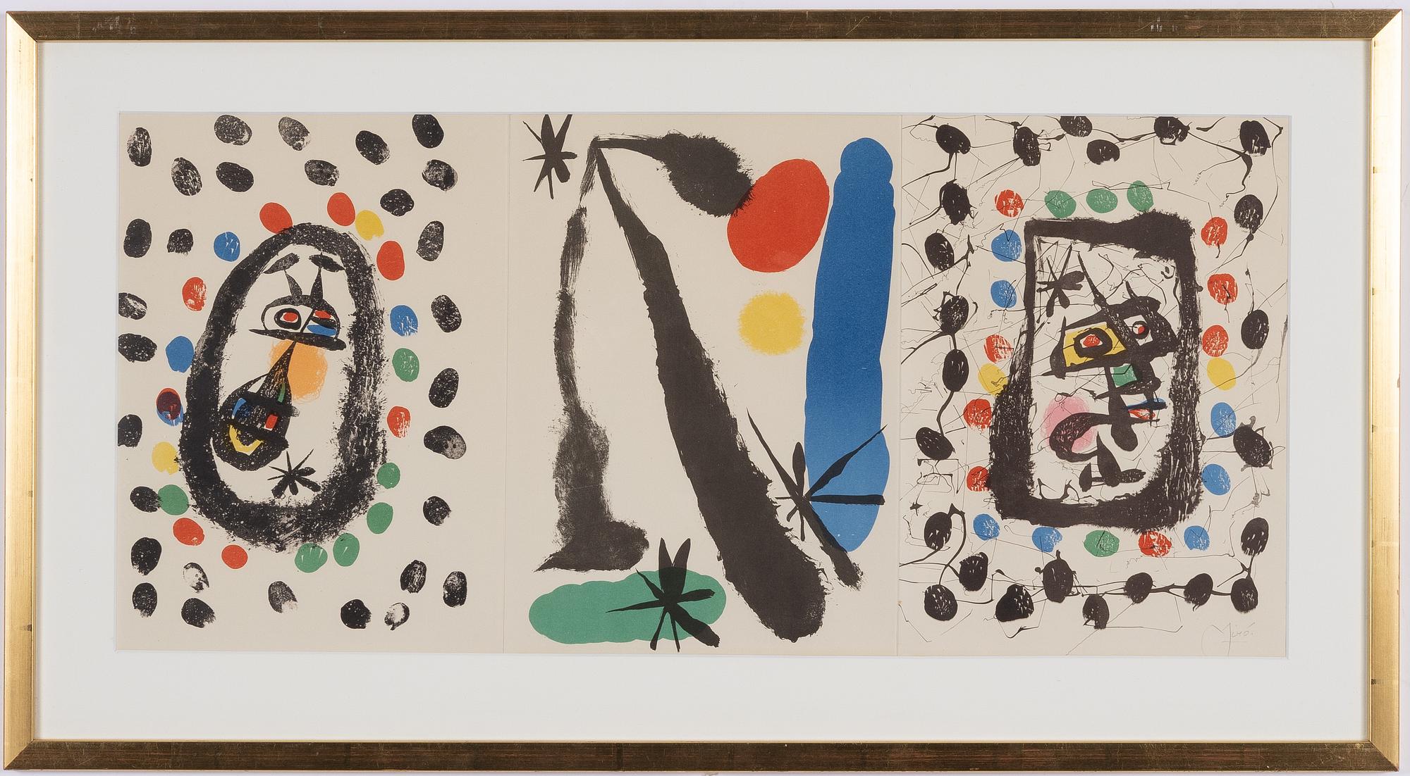 Joan Miró, "Papeles De Son Armandans" from: Joan Miró Drawings and Lithographs.
