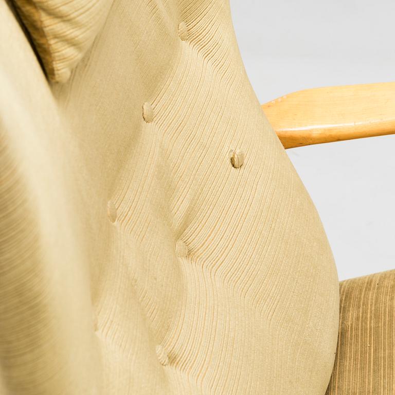 A 1950's armchair, unknown designer model 'Koti 2407' (Home), Asko Finland.