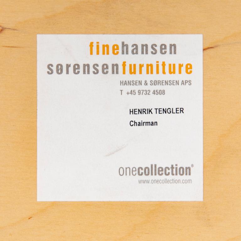 Henrik Tengler, a set of six chairs "Chairman", for Hansen & Sørensen.