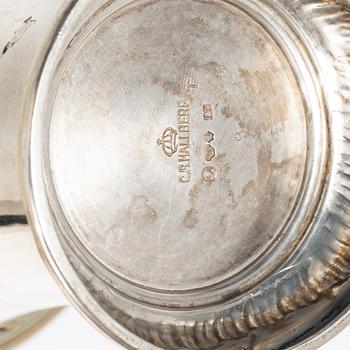 Cup, 7 pcs, silver, including CG Hallberg, Stockholm 1918.