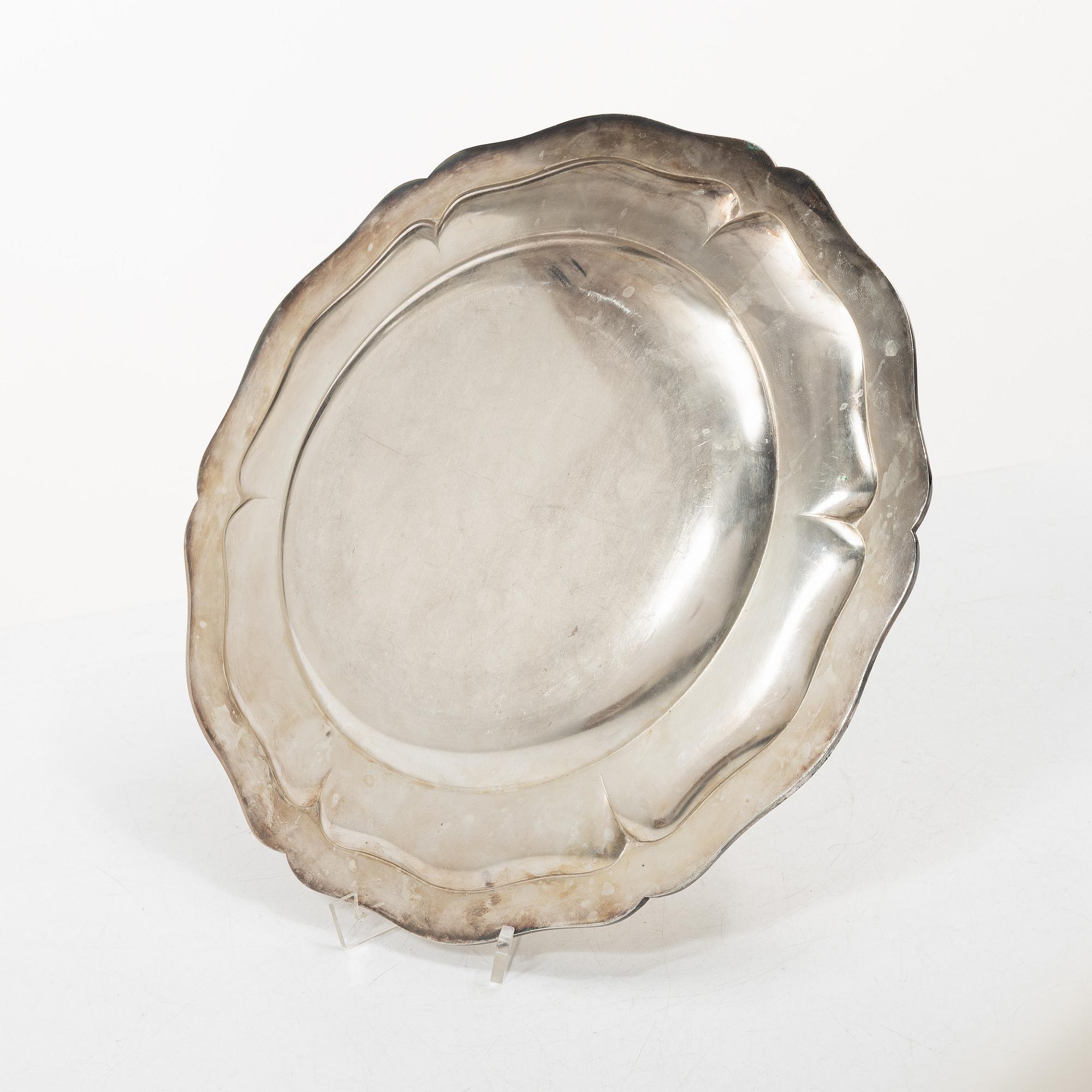Fat, silver, Swedish import mark, 20th century.