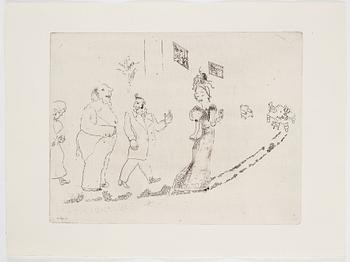 MARC CHAGALL, 71 st etsningar ur upplagan om 285 exemplar på Arches/MBM/J. Perrigot-papper, 1923-1948.