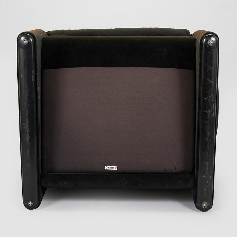 Vico Magistretti, A "Maralunga", armchair, Cassina, Italy.