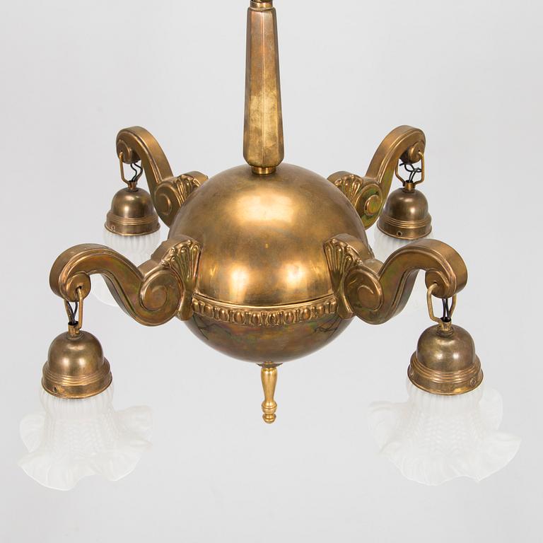 Eino Schroderus, An early 20th century ceiling lamp for Taidetakomo Koru, Finland.