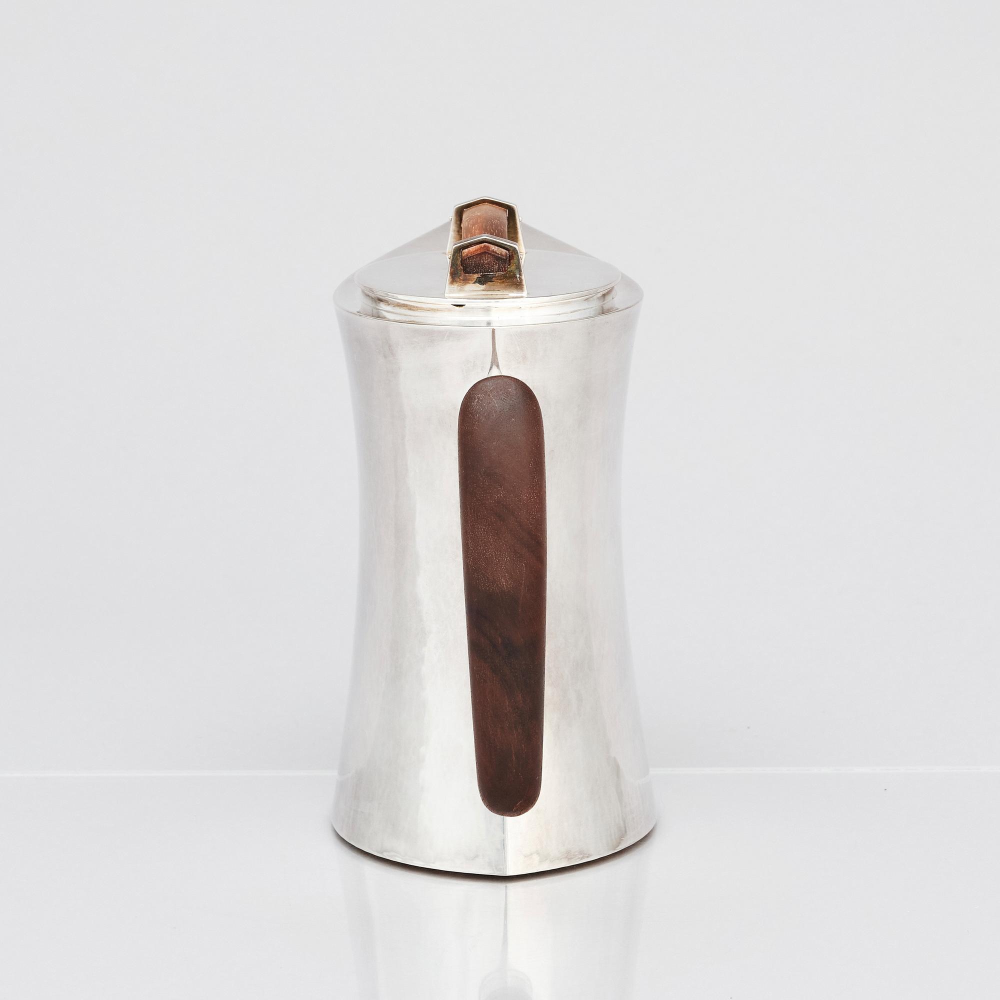 Einar Telander, a sterling silver pitcher, Silversmedja Einar Telander Stockholm 1981.