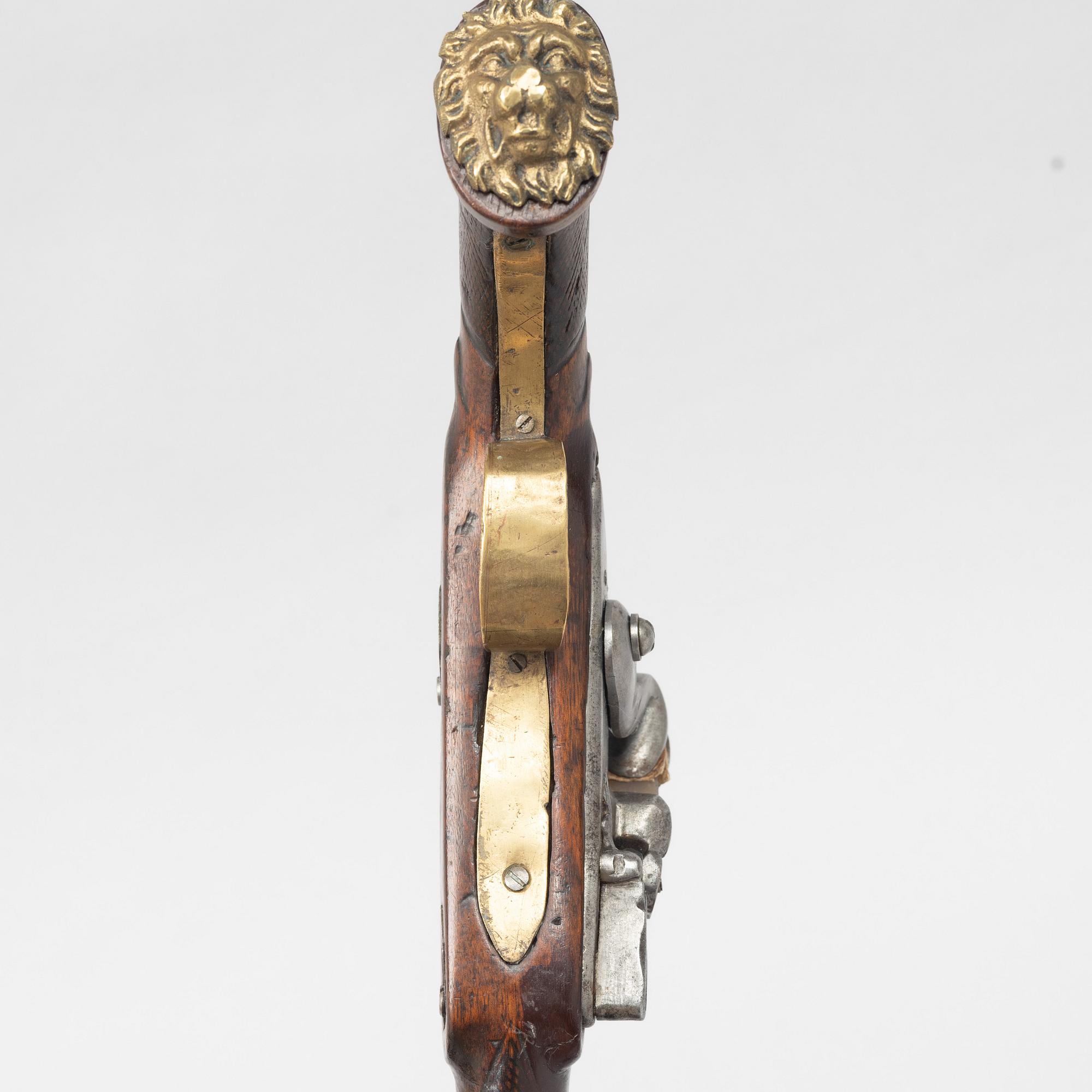Flintlock pistol, 1820s.