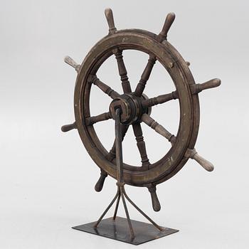 Skeppsratt / styre, Burmeister & Wains, Köpenhamn, Danmark.