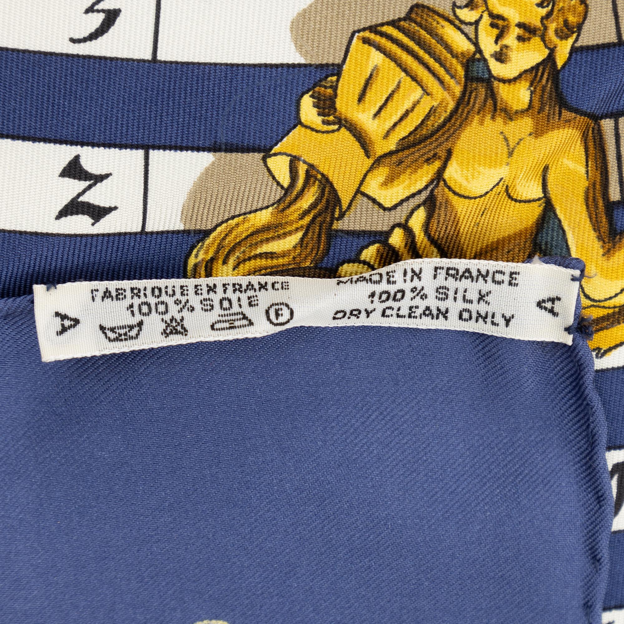 Hermès, scarf, "Dies et Hore"/"Astrologie".