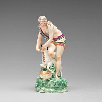 265. A Ludwigsburg allegorical porcelain figure, Germany, late 18th Century.