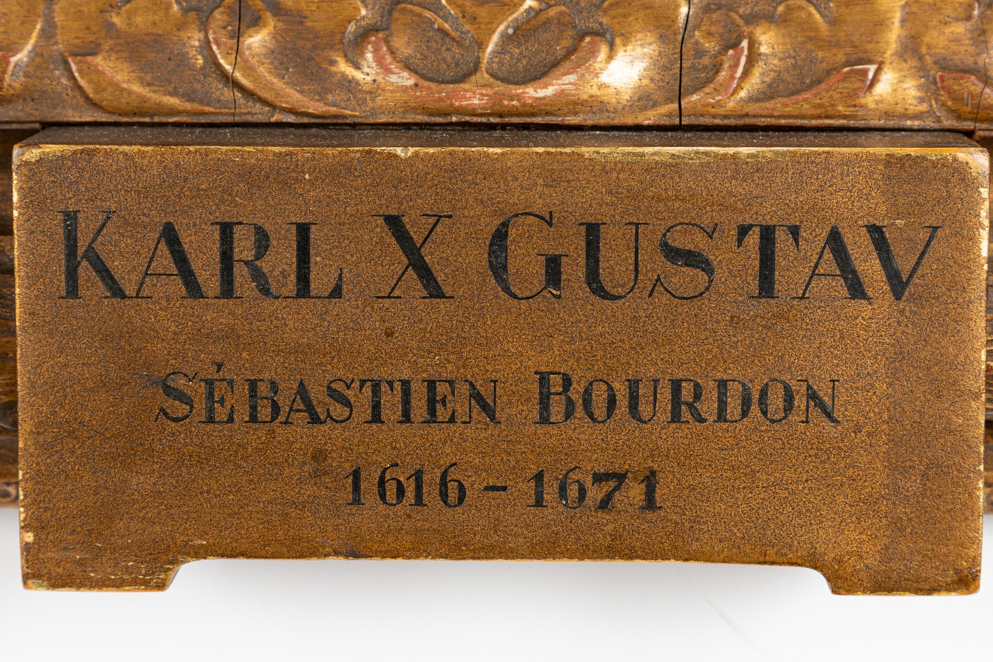 Sébastien Bourdon, kopia efter,  "Karl X Gustaf" (1622-1660).