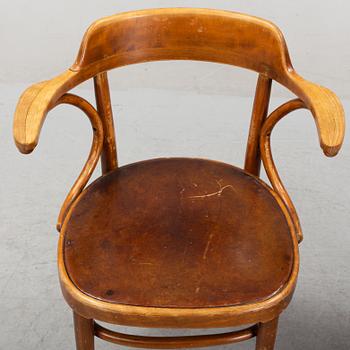 Axel Kandell, a pair of stained beech 'Cattelin' chairs, Gemla, Diö, 1948.