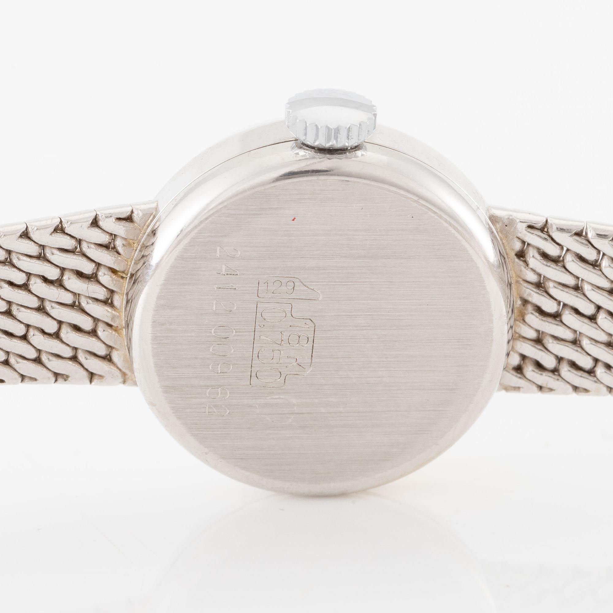 Helvetia, wristwatch, 18K white gold with diamonds.