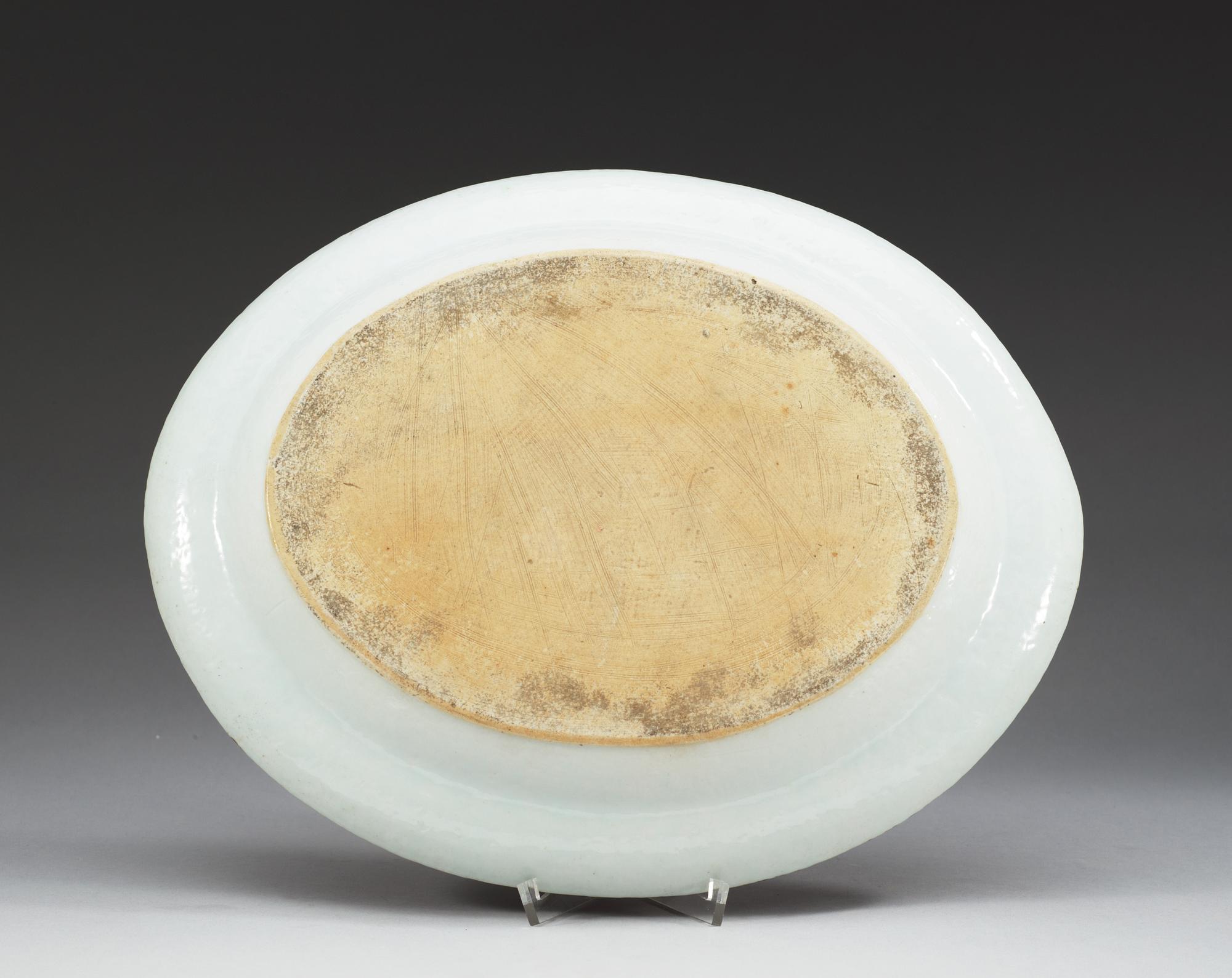FAT, kompaniporslin. Qing dynastin, Kanton omkring år 1800.