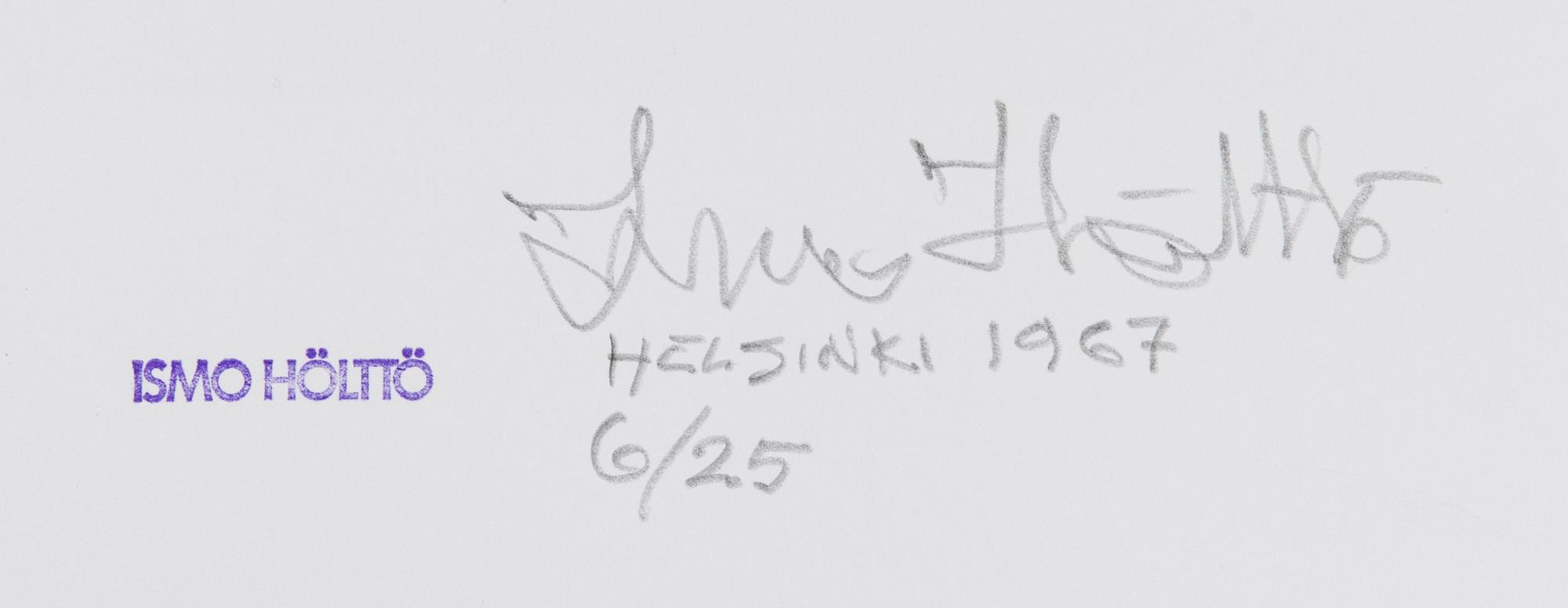 Ismo Hölttö, 'Helsinki 1967'.