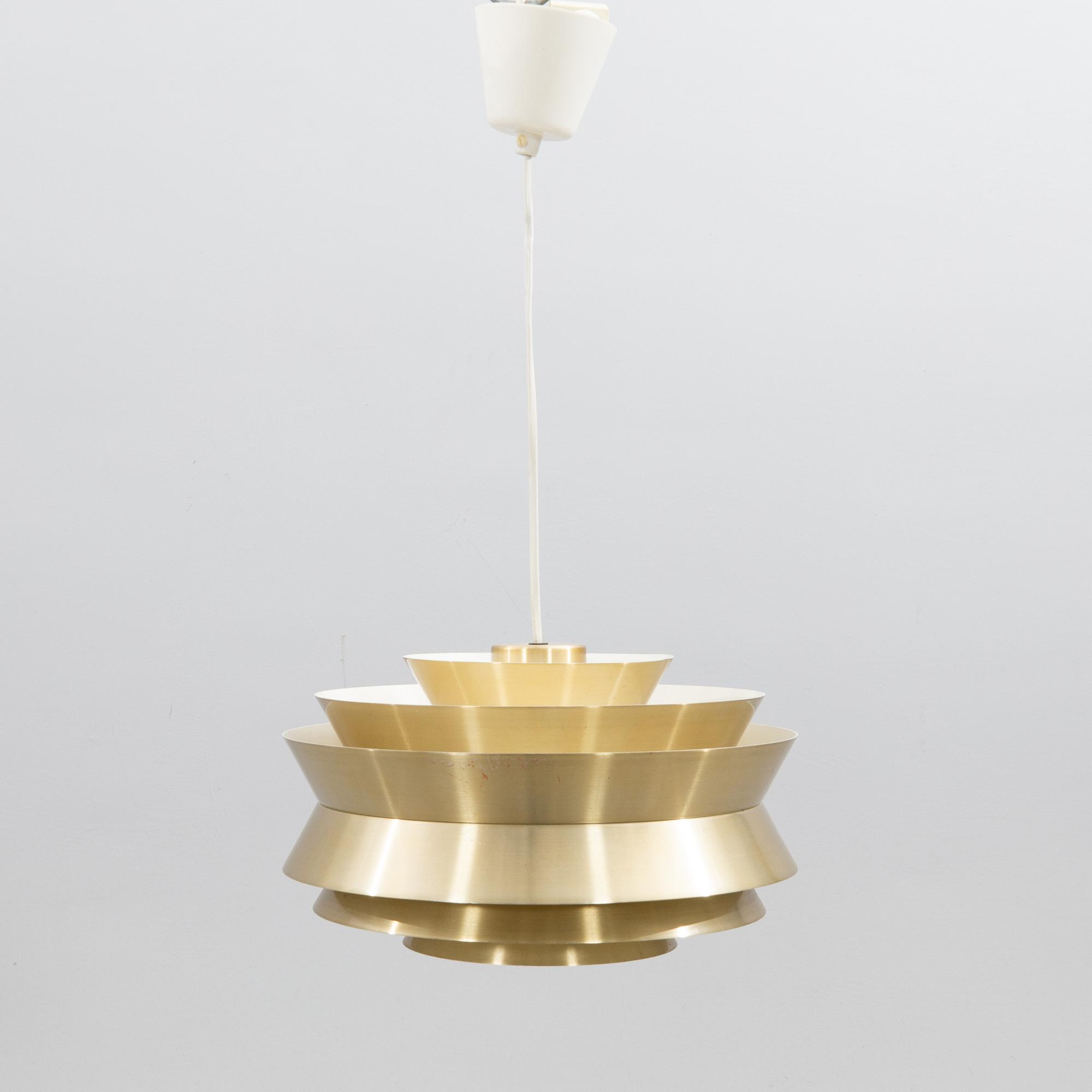 Carl Thore (Sigurd Lindkvist), ceiling lamp, "Sigurd", Granhaga Metallindustri, 1970s.