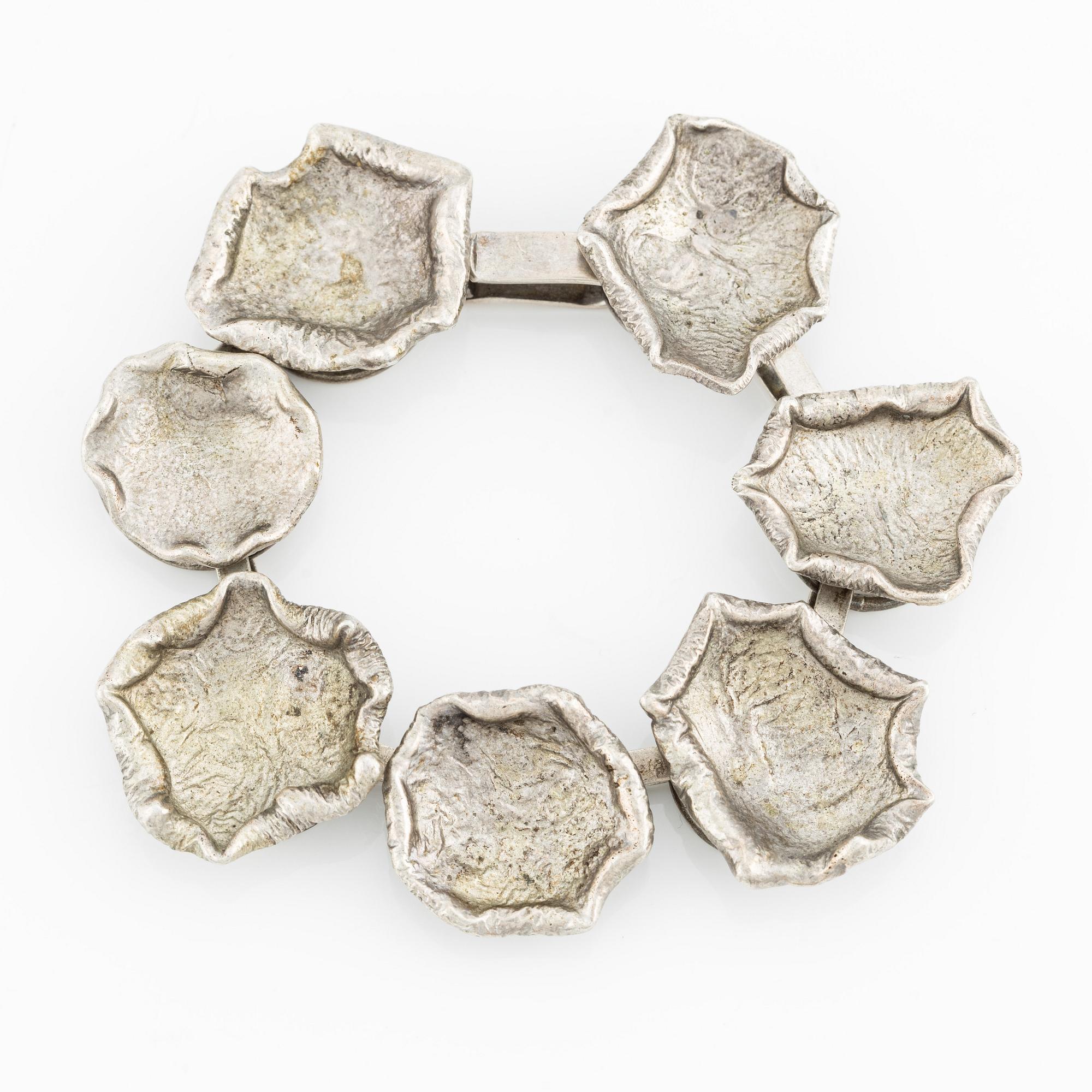 Claës E. Giertta, bracelet, silver.