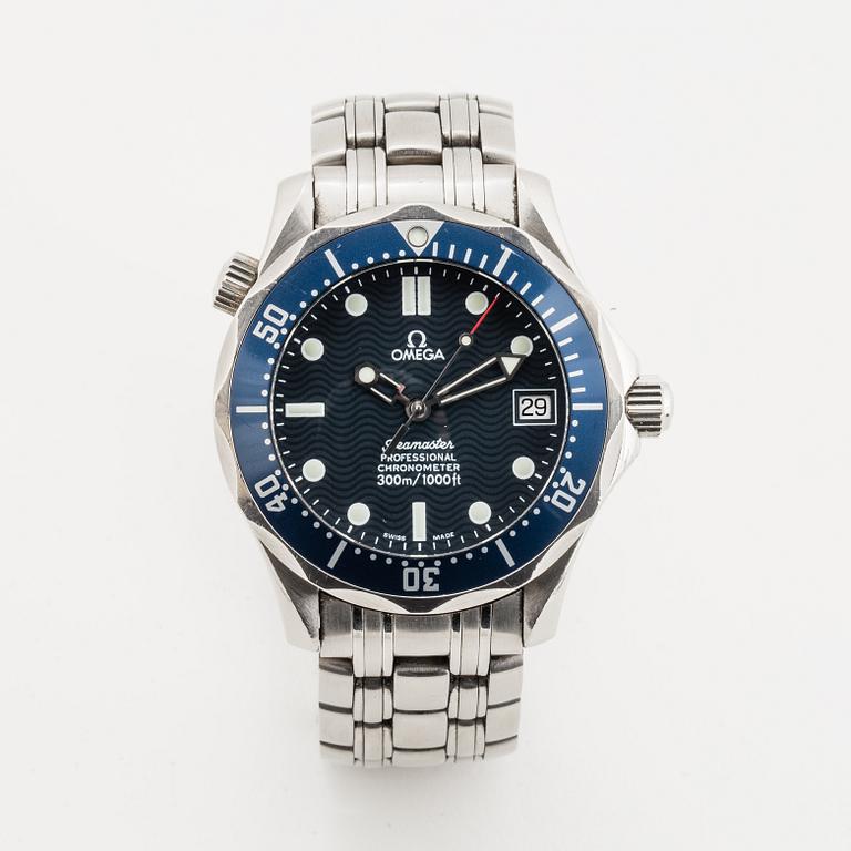 Omega, Seamaster Professional (300m/1000ft), Chronometer, wristwatch, 36,25 mm.