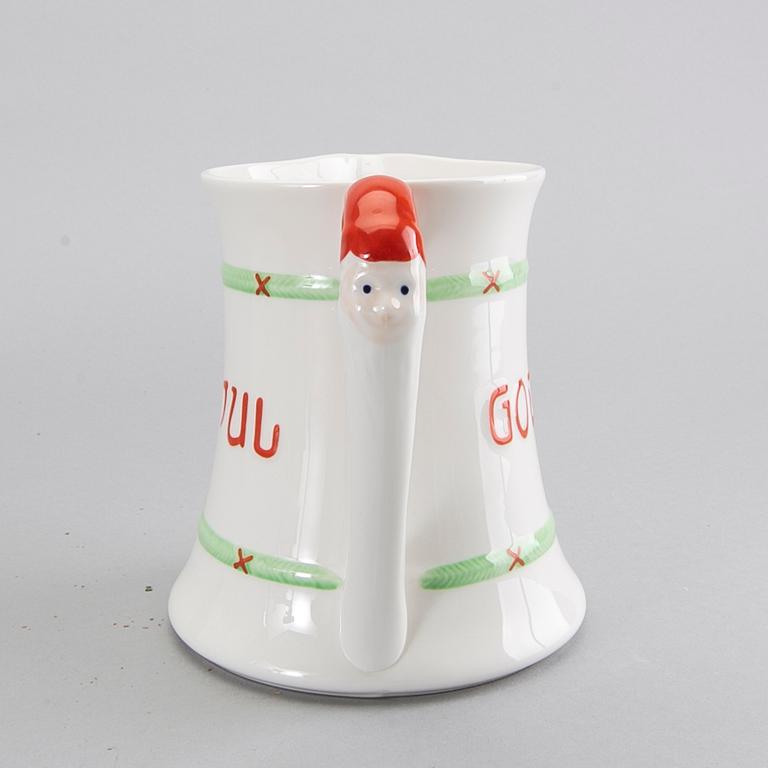 A 62 pieces later part of the 20th century Christmas porcelain service, "God Jul"/"Old Gustavsberg", Rörstrand.