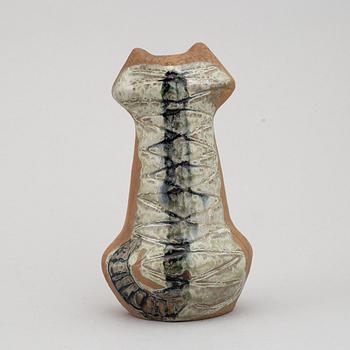 Two Swedish stoneware pieces, including a figurine by Lisa Larson, second half of the 20th Century.