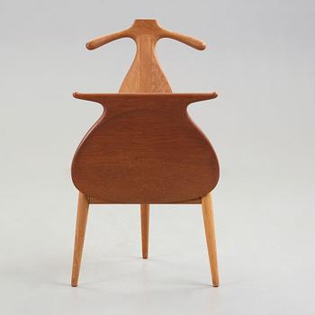 Hans J. Wegner, a teak and oak 'Jakkens Hvile'/'Bachelor's chair', Johannes Hansen, Denmark ca 1959.