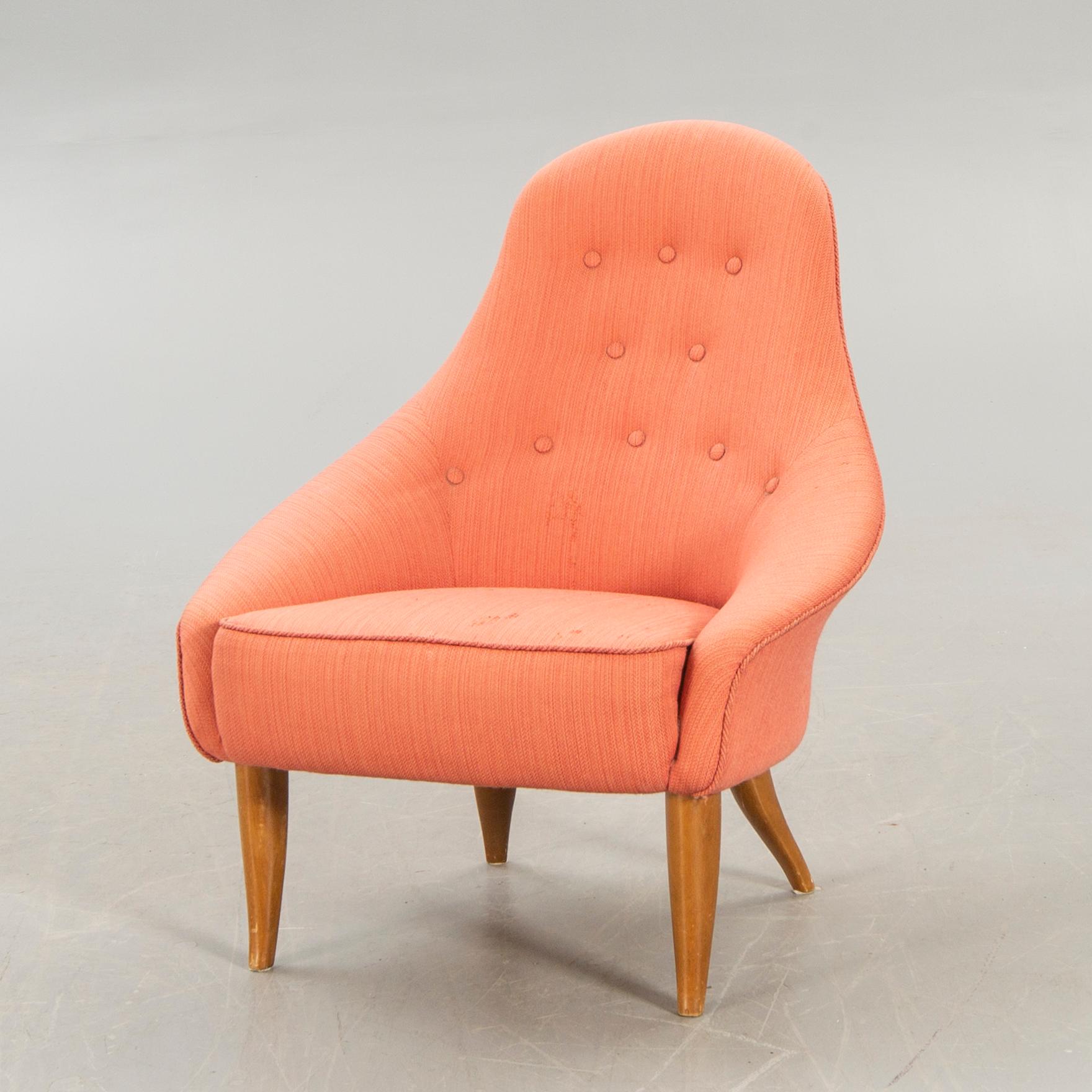 Kerstin Hörlin-Holmquist, armchair "Lilla Eva" second half of the 20th century.
